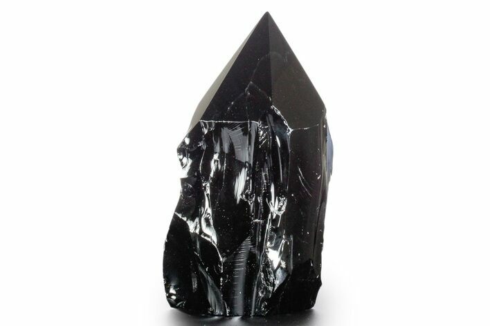 Free-Standing Polished Obsidian Point - Mexico #355058